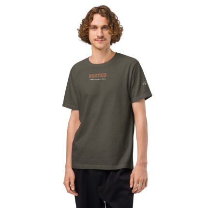 Rooted - The New Era oversized t-shirt Khaki
