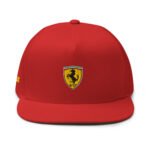 Ferrari Logo Flat Bill Cap - Image 2