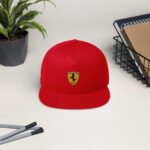 Ferrari Logo Flat Bill Cap - Image 9