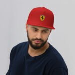 Ferrari Logo Flat Bill Cap - Image 8