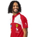 Ferrari Inspired Men's Slim Fit Polo - Image 4