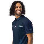 Mercedes F1 Slim Fit Polo – Men’s Racing Edition - Image 3