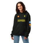 Pretty Girls Support Racers Hoodie – Ferrari-Inspired Racing Graphic - Image 4