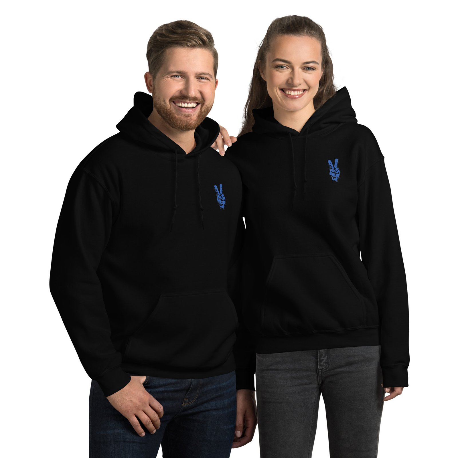 unisex-heavy-blend-hoodie-black-front-6abe6ed023dff.jpg Minimalist Black Embroidered Unisex Hoodie - Image 1
