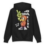 Vibe Mode Embroidered Unisex Hooded Sweatshirt - Image 4