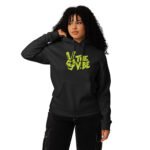 Vibe Mode Embroidered Unisex Hooded Sweatshirt - Image 2